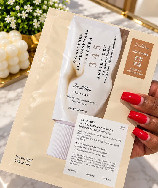 Sobre de la mascarilla Dr.Althea 345 Relief Cream Mask de 25 g