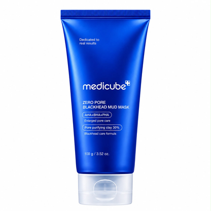 Medicube Zero Pore Blackhead Mud Mask 100 g, mascarilla azul de arcilla para poros