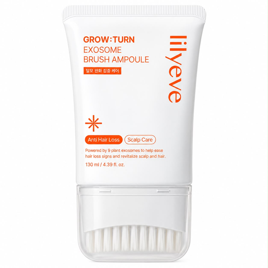 lilyeve Grow:Turn Exosome Brush Ampoule 130 ml, ampoule capilar con aplicador de cepillo